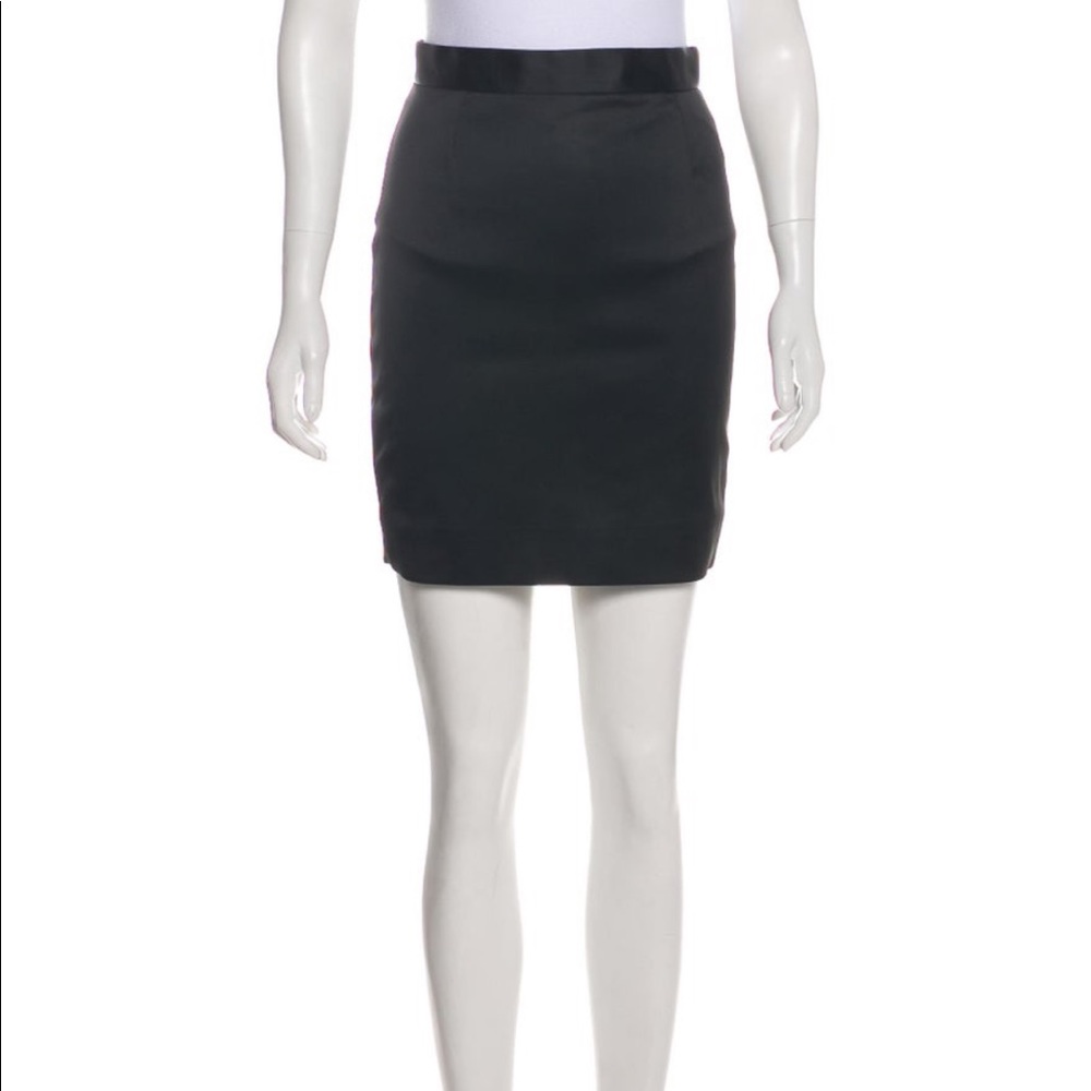 Dolce & Gabbana Satin Pencil Skirt